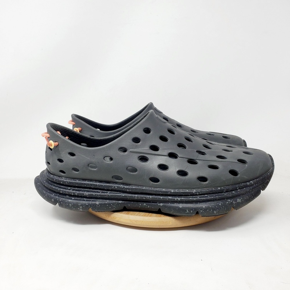 Kane Revive Shoes Mens 12 Charcoal Black Speckled Recovery Slip On Sneaker W 10